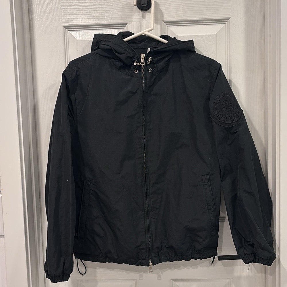 Moncler Black Hooded Jacket